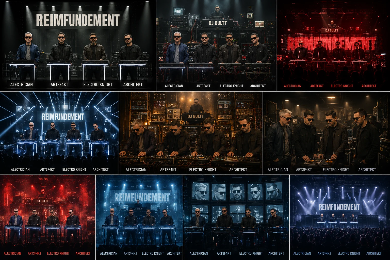 Reimfundament Live Sessions Collage